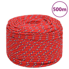 Bootsseil Polypropylen Rot