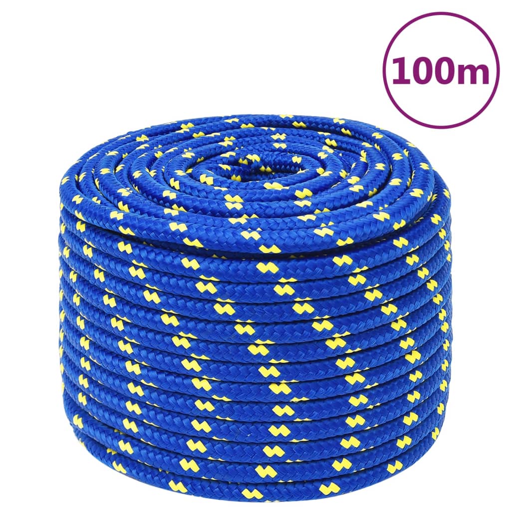 Bootsseil Polypropylen Blau